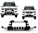 Auto Pearl - Premium Quality Car PU & Stainless Steel Front Crash D-Swag Guard Fiber With Fitting Kit For - Mahindra Scorpio 2014 RS.12499.00
