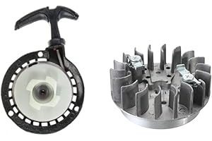 Viviance 2 st metall 49cc universal dragstartare och svänghjul för Dirt Bike Mini Moto Quad 49cc –