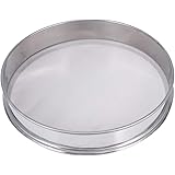 BESTOMZ Edelstahl Kräuter Pollen Hash Extractor stapelbar Sichter 100 Mikron Shaker