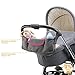 DIAGO 30072.75277 Deluxe Pram Organiser Grey/Magenta