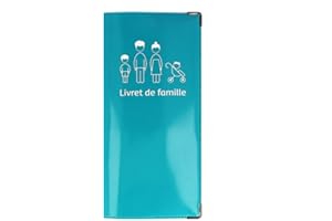 COLOR POP Etui livret de famille (Bleu Canard) - Fabrication française