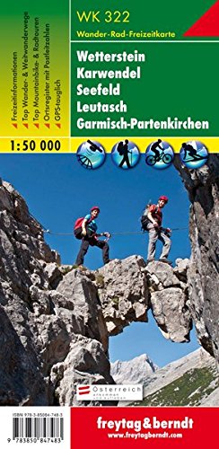 Télécharger Carte de randonnée : Wetterstein, Karwendel, Seefeld, Leutasch, Garmisch Partenkirchen livre En ligne