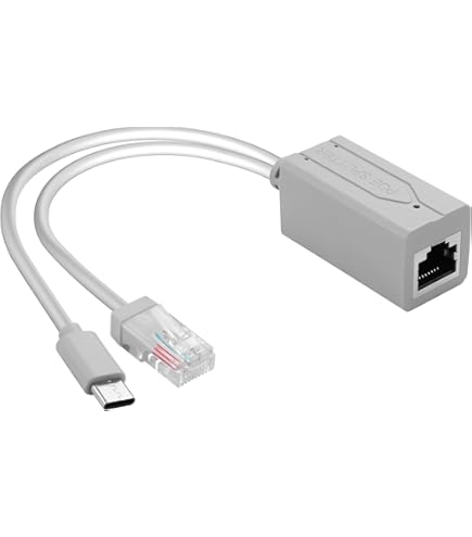 IEEE802.3af/at Gigabit POE to Type C Converter, Ethernet 10
