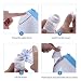 OKACHI GLIYA Nano Facial Steamer Ionic Hot Mist Face Steamer Professional Open Pores Skin Treatment for Blackhead & Acne Portable Inhaler Spa Relieve Sinus Cleansing Pores - Ice Blue