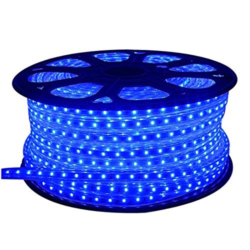 PUFFIN LED Strip Light Waterproof Roll 10 Meter (120 led/Mtr) Blue