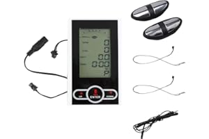 Oniissy Cyclette monitor tachimetro cyclette ellittico display per cyclette, schermo di ricambio per tachimetro