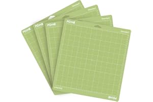 FOME 4PCS Standard Adhesive Grip Cutting Mat 12x12 inch Sticky Quilting Replacement Cut Mats for Cricuts Maker 3/Maker/Explore 3/Air 2/Air/One