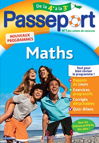 Télécharger Passeport - Maths de la 4e à la 3e - Cahier de vacances livre En ligne