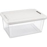 Premium Kapaklı Saklama Kabı &ndash; Kilitlenebilir &Ccedil;ok Ama&ccedil;lı D&uuml;zenleyici Kutu &ndash; BPA Free &ndash; İstiflenebilir Organizer &ndash; Ev, Mutfak,