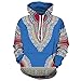 Produktbild Luckycat Liebhaber Unisex Herbst Winter afrikanischen 3D Print Langarm Dashiki Hoodies Sweatshirt Top Damen und Herren Mode 2018