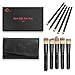 10 PCs Makeup Brushes, JstBest Professional Cosmetic Tool Kit w/ Gift Box