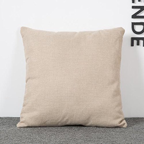 Baumwoll Leinen Wurf Kissenbezug Sofa Haus Dekor Flamingo Form – 01, 44 * 44 - 7