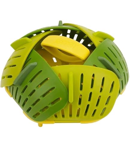 Cestello Vapore In Silicone Per Pentole - Vaporiera Pieghevole Per Verdure E Pesce - Foto 2