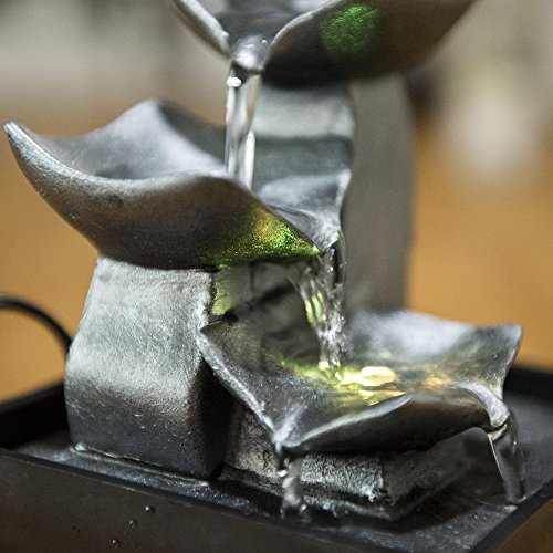 ZenLight-Nature-Boro-Fontaine-Rsine-Argent-13-x-13-x-17-cm