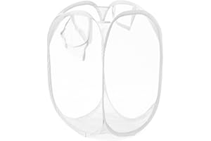 JJ PRIME Panier en maille pliable WSS, de 51 cm x 31 cm x 31 cm - Pour un rangement propre de linge ou jouets