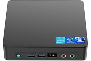 ‎GEEK+ Intel NUC 11 Mini-PC(NUC11ATKC4), Intel Celeron N5105, 8GB RAM, 256GB SSD, Windows 11, 4K Ultra-HD Dual-Display, Dual-WiFi, Gigabit-Ethernet-Anschluss, für Büro/Studium/Home (Atlas Canyon)