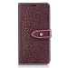 Produktbild Samsung Galaxy A3 2016 Hülle, Chreey Premium Krokodil Leder Wallet Tasche Metall Schnalle Flip Cover Stilvoll Handyhülle Schutz Case [Dunkelrot]