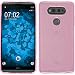 Produktbild PhoneNatic Case für LG V20 Hülle Silikon rosa transparent + 2 Schutzfolien