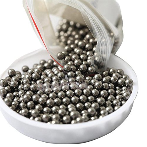 10mm Durable Bike Steel Bearing Ball Beads Carbon Soft Steel Ball Bearings Toy Ammo Catapult Outdoor Game A Pack of 50