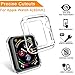 Produktbild Cooljun Für Apple Watch 40mm Series 4 Hülle, Ultra Schlank Dünn TPU Gel Gummi Weiche Haut Silikon Schutzhülle Abdeckung Case Cover für Apple Watch 40mm Series 4 (Transparent)