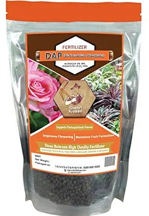 Shehri Kisaan DAP Fertilizer for Plants-420 Grams | Di Ammonium Phosphate | Plant Nutrient & Plant Food | DAP Fertilizers for Home Plants and Gardening Purpose