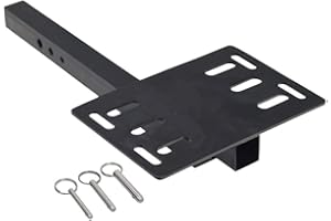 AlveyTech Universal Mobility Scooter Trunk Mounting Bracket with 3 Attachment Pins - Requires 1" Rear Hitch Mount, Adaptor to Attach Trunk to Mobility Scooters, Power Wheelchairs, Tricycles and More