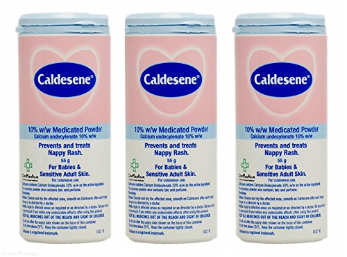 Multibuy 3x Caldesene® 10% W/W Medicated Powder With Calcium Undecylenate 55g