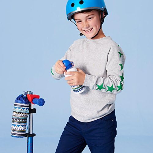 Micro Scooters Aztex Print Water Bottle Suitable For Bike Bicycle School Accessory Girl Boy Children Kids