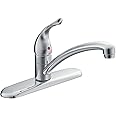 Moen 7425 Chateau One-Handle Low Arc Kitchen Faucet, Chrome