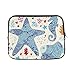 Price comparison product image ASKSWF Design Custom Marine Fish Sea Star Sleeve Soft Laptop Case Bag Pouch Skin for Air 15inch"(2 Sides)