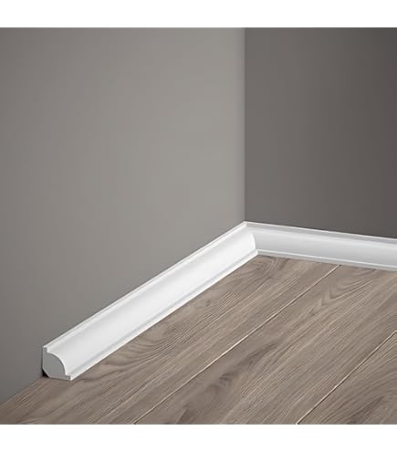 Battiscopa In MDF Eternal Parquet 112x18mm - Bianco, Colonia Le, Per Interni