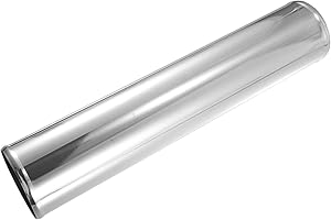 X AUTOHAUX OD 4" Length 19.69" Tube Intercooler Pipe Air Intake Tube for Car