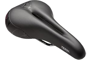 Terry Butterfly Cromoly Gel Bike Saddle - Bicycle Seat for Women - Flexible & Comfortable - Dura-Tek Cover