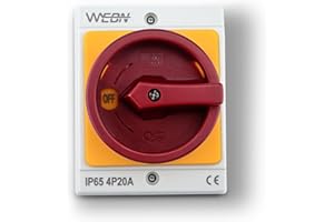 WEBN OKP série 20A OKP-20A / 4 P Interrupteur d'isolation rotatif résistant ON OFF,Commutateur Rotatif Étanchéité IP65,Interrupteur-sectionneur Principal Disjoncteur