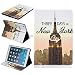 Produktbild Roreikes Apple iPad Air / iPad 5 Hülle, Blumenmuster Muster TPU Leder Flip Magnetverschluss Wallet Kreditkarte ID Card Slots Magnetic TPU Leder Beschützer Tasche Hülle Etui Schale mit Standfunktion Weich TPU Innere Hülle Case leder Flip Beschützer Haut Schutzfolie Case für Apple iPad Air / iPad 5