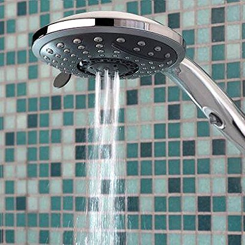 Niagara Duschkopf Handbrause „Wasserfall“ Multifunktion Schwall Brause Chrom/schwarz - 2