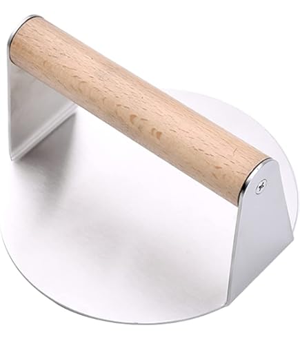 HULISEN Cheese Melting Dome & Smashed Burger Press, 6.2" Grill Press With 9" Basting Cover, Stainless Steel Burger Smasher, Griddle Accessories Kit For Flat Top Grill Cooking Indoor/Outdoor In Dubai - UAE - View #8