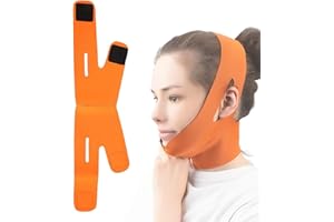 CISKHQR Ceinture Visage Minceur Masque facial amincissant, bandage Facial double menton mince ligne V outil de perte de poids cosmétologie amélioration du massage musculaire