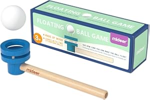 Mideer Floating Ball Game - Breath Exercise Trainer - Floating Blow Pipe Ball Toy - Educational Toys - All Ages