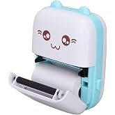 Ticimark Mini Termal Yazıcı, Taşınabilir, BT Bağlantı, M&uuml;rekkepsiz, 200 DPI, mavi