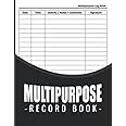 Multipurpose Record Book: Daily Multipurpose Log Book A4 - 110 pages - Day-To-Day Communication Management Organizer - Template Sheet, Log, Notebook, ... Pad - Daily Activities Logbook 2022 / 2023