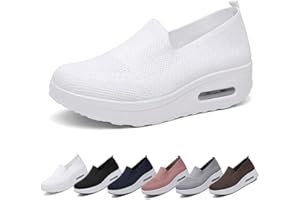 IXII Chaussures Femmes Baskets OrthopéDiques à Plateforme pour Femmes, Chaussures De Marche AntidéRapantes à Coussin d'air Chaussures OrthopéDiques De Course LéGèRes Et Respirantes