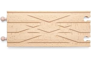 Bigjigs Rail Diamond Crossover - Other Major Wooden Rail Brands are Compatible