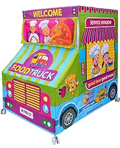 Food Truck Delivery Tent House Play Tent for Girls and Boys Playhouse - Made in India