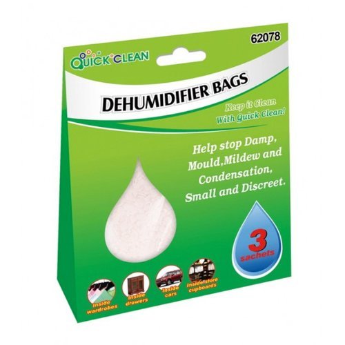 Quick Clean Dehumidifier Bags 4 Packs (12 Sachets)