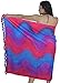 Produktbild La Leela likre regen Tropfen gedruckt schwimmen hawaiian Strand Pareo Sarong wickeln lila