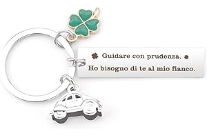 GuardiaTech Portachiavi Neo Mamma Casa Nuova Regalo per Fratello Colleghe Coppia Zia Figlia Amica Studenti