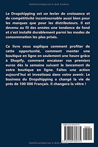 Book's Cover of Dropshipping : Gagnez 2500 € par mois de revenus passifs avec Shopify