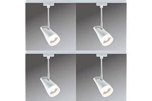 ‎MILI LEUCHTEN 4er Set Paulmann URail LED Spot Drive 1x5,4W Weiß/Chrom 230V Metall/Kunststoff