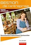 Image de Gestion de l'entreprise Tle professionnelle : Baccalauréat Professionnel Restauration